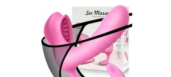 【女用器具】双振舌浪穿戴 虞姬