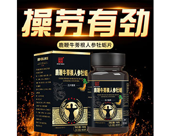鹿鞭牛蒡人参牡蛎片