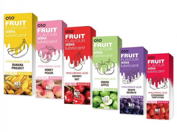 OLO果味可入口成人用品草莓樱桃情趣夫妻房事润滑液油剂热感冰感