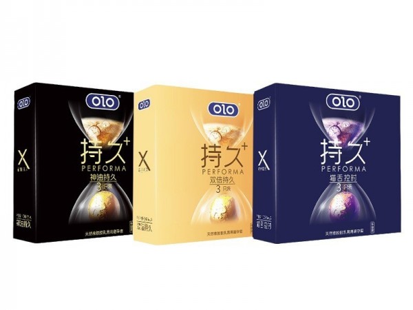 OLO猫舌控时持久超薄安全套3D大颗粒避孕套3只装
