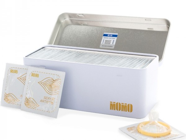 陌陌避孕套精华大白男用42只装超薄003清爽持久润滑安全套中号套