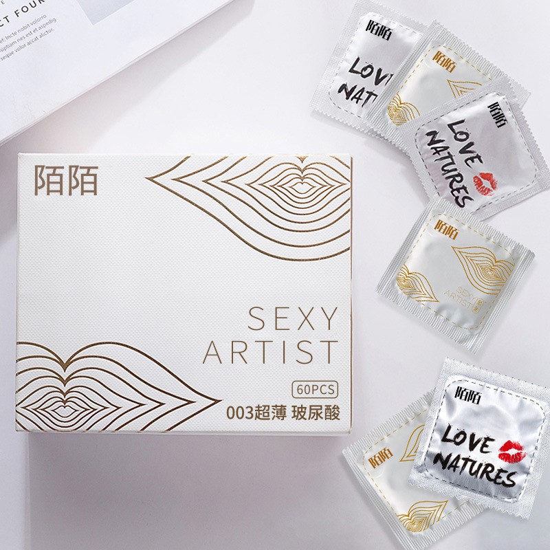 陌陌避孕套超薄003安全套60只装避孕套批发成人性用品