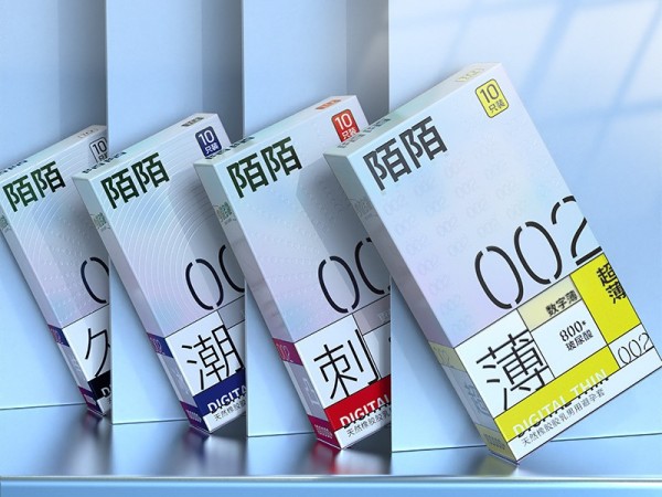 陌陌避孕套10只装玻尿酸十万加超薄持久颗粒螺纹成人用品代