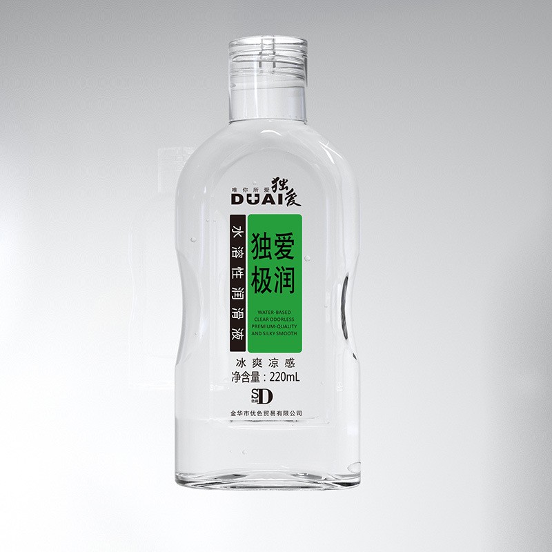 独爱极润220ml大容量润滑油夫妻房事 水溶性人体润滑液成人性用品
