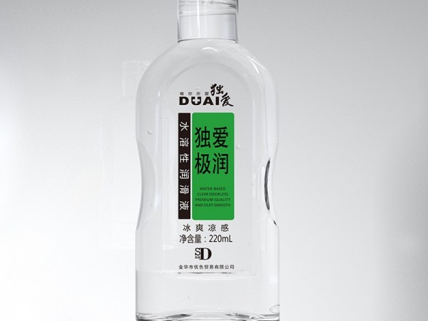 独爱极润220ml大容量润滑油夫妻房事 水溶性人体润滑液成人性用品