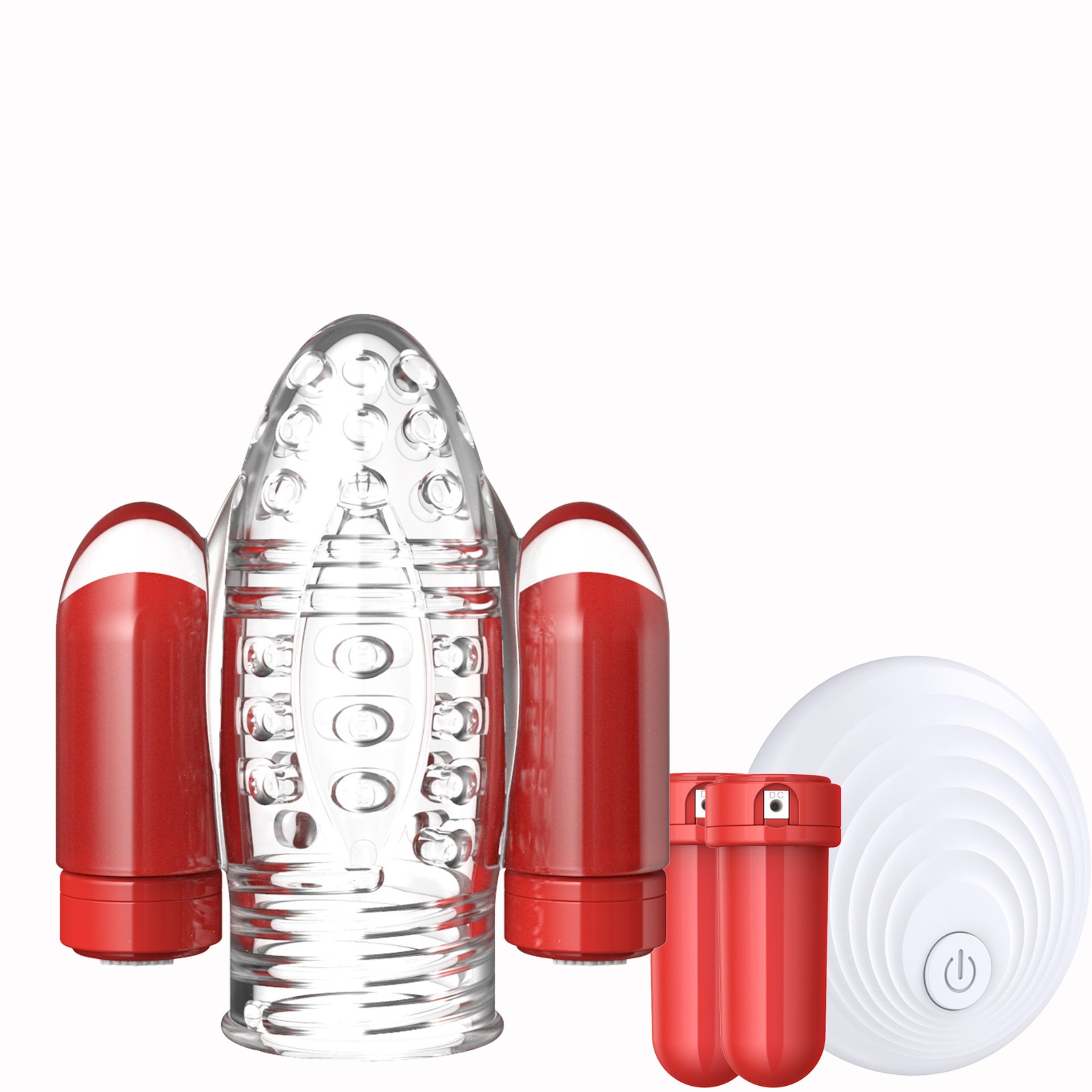 Moonuo新无线冲天炮充电10变频龟头训练器EG震动飞机杯