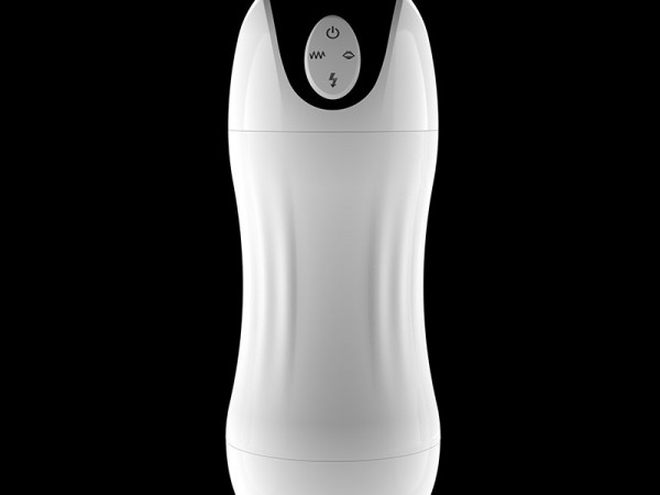 新款麦克斯夹吸震动吮吸发声男用便携式充电款飞机杯