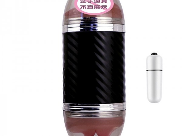 撸蛋双头飞机杯男用震动口交阴交两用自慰器吸盘阴臀倒模成人用品