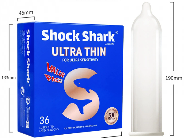 SS FDA510k安全套避孕套36只装成人情趣性用品