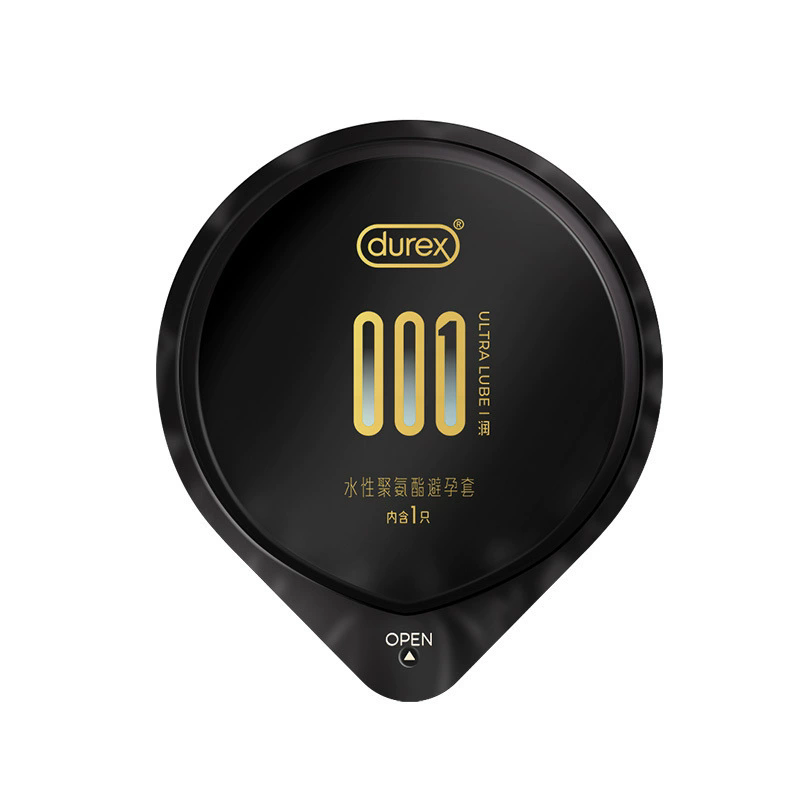 杜蕾斯001水性聚氨酯避孕套倍润润滑型超薄安全套保险套成人用品