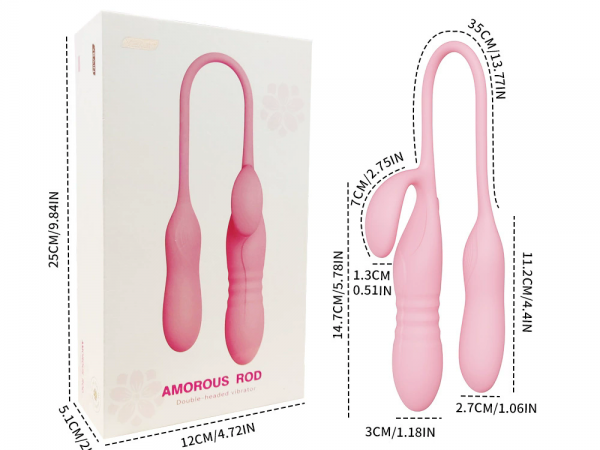 夜樱伸缩震动棒挑逗双震棒女成人情趣用品女用自慰器情趣用品新品